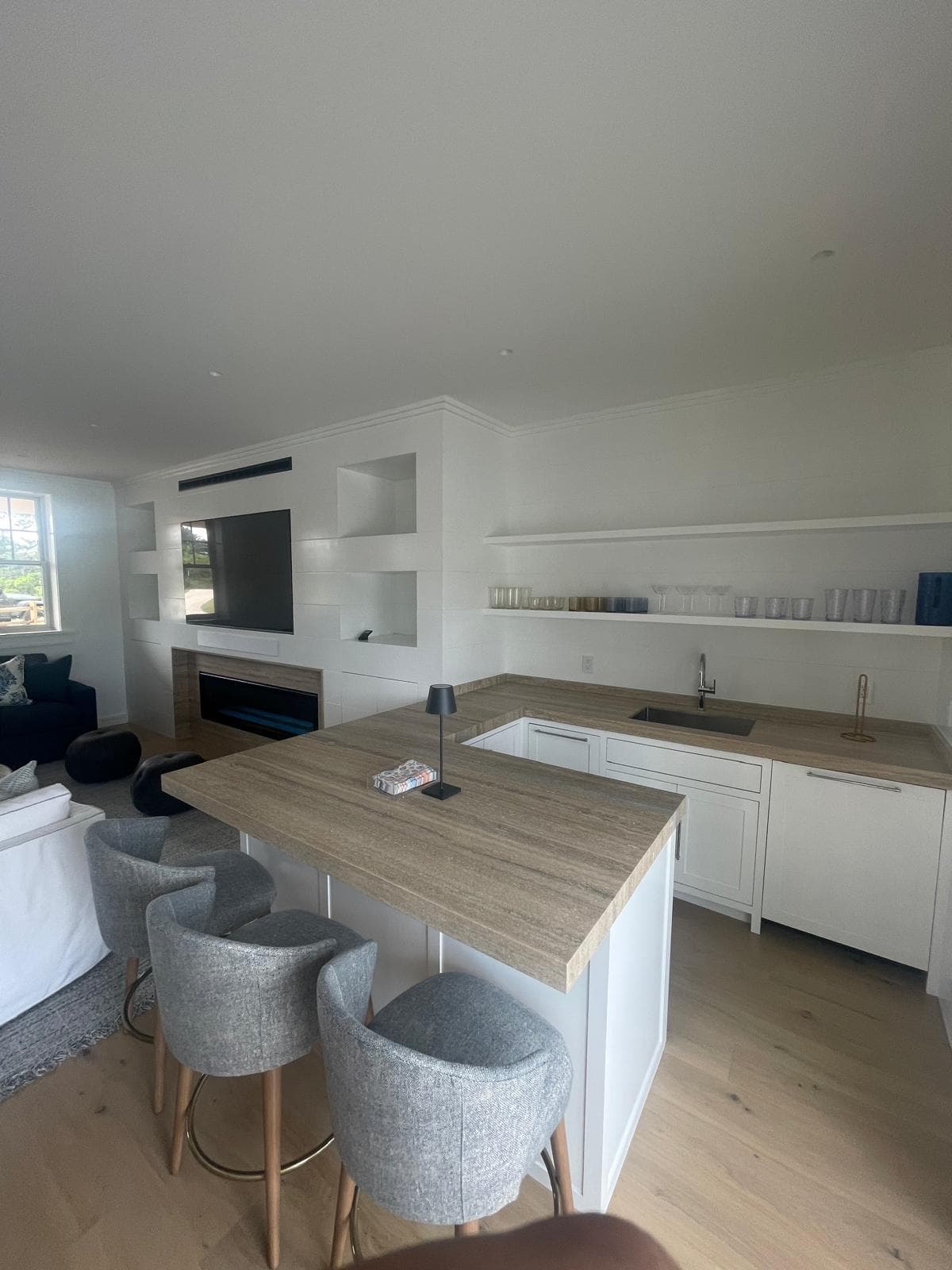 Kitchen remodel project in Hyannis, MA by APF Carpentry Corp