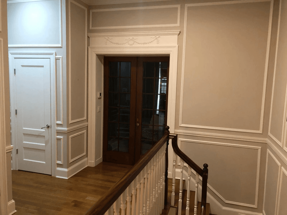 Interior trim work in a Dennis Port, MA home by APF Carpentry Corp