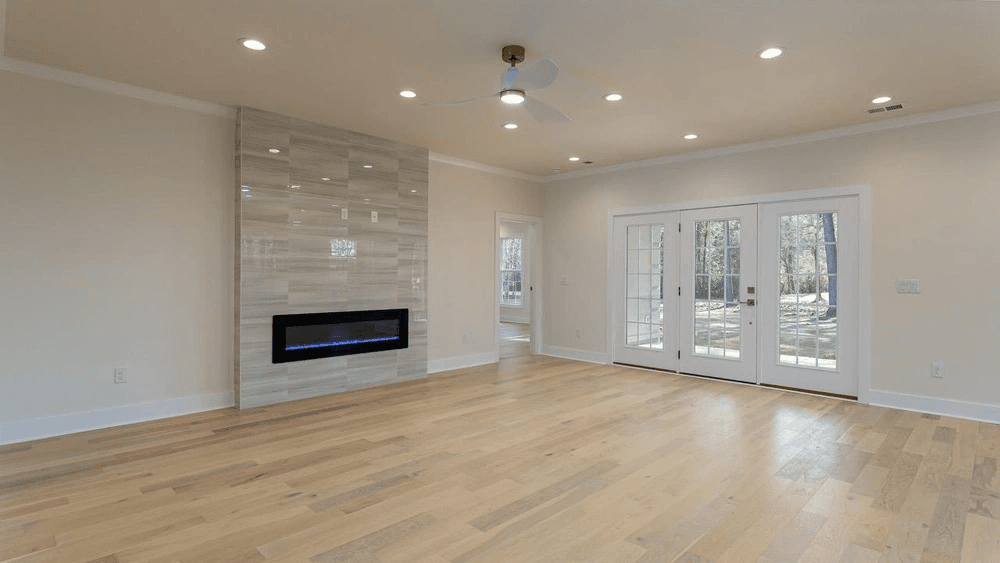 Interior trim installation before and after, Hyannis Cape Cod